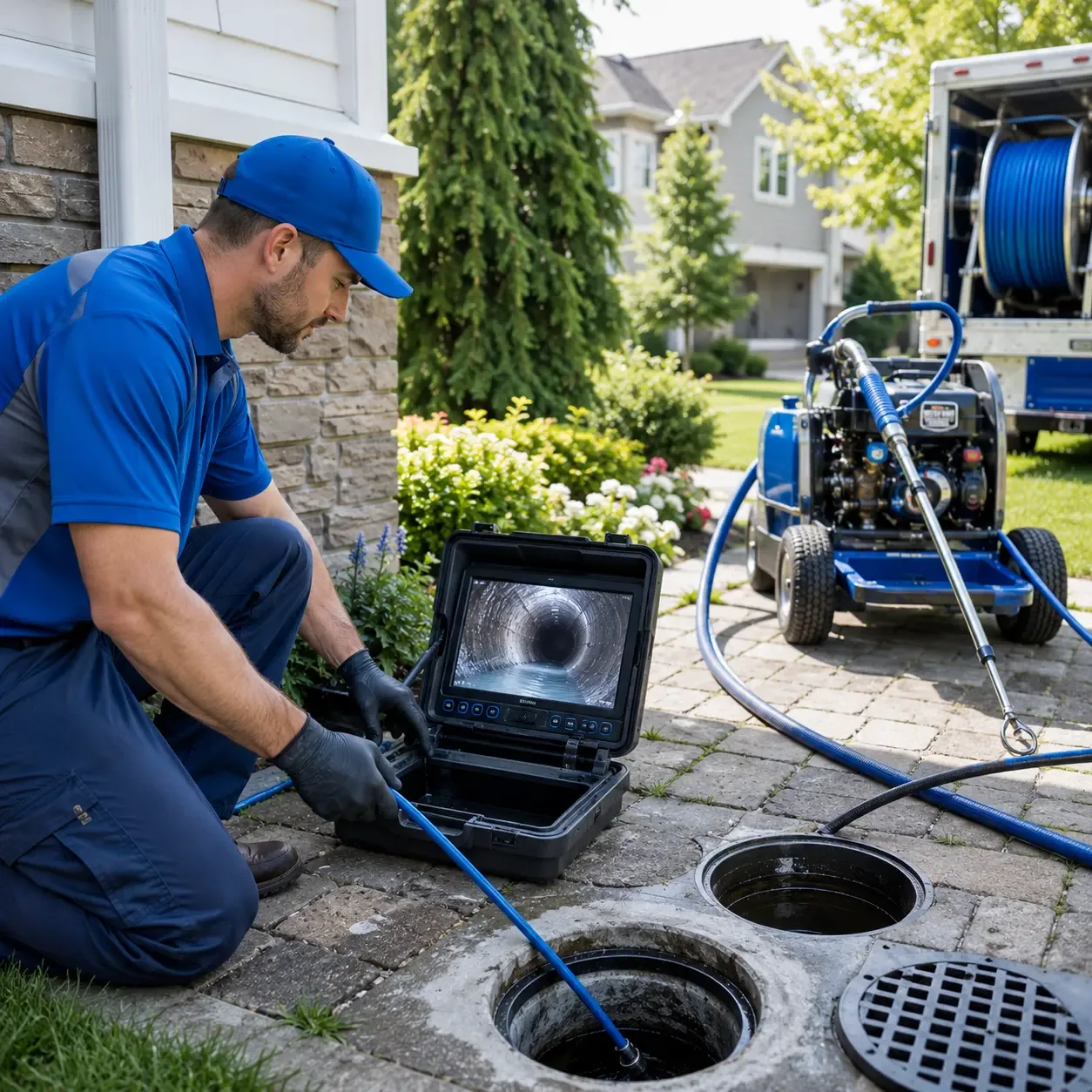 Outdoor drain cleaning professionals serving Tilghman, MD